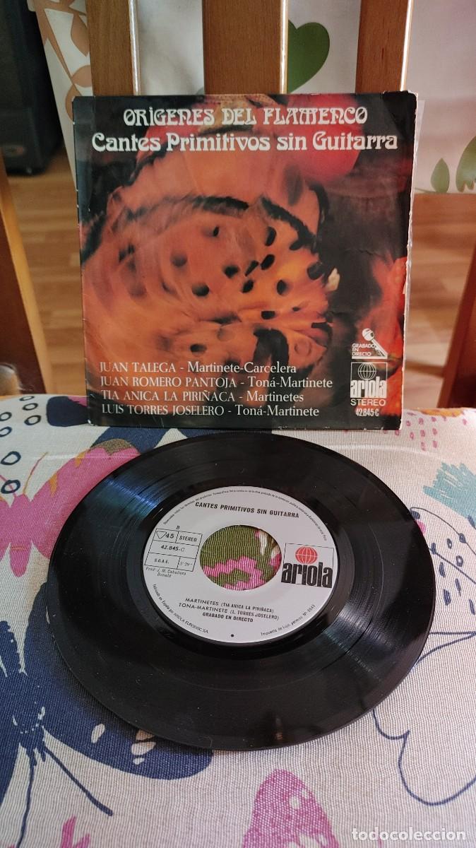 Discos de vinilo: CANTES PRIMITIVOS SIN GUITARRA-EP ORIGENES DEL FLAMENCO