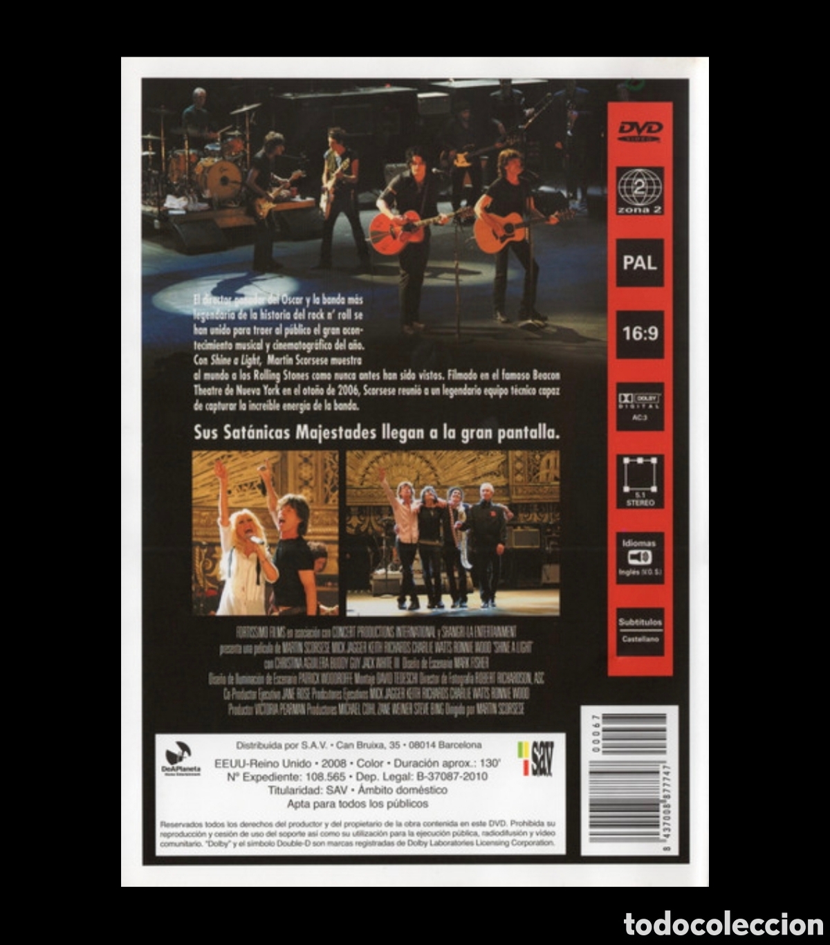 Discos de vinilo: The Rolling Stones: Shine A Light Blu-ray - Foto 2