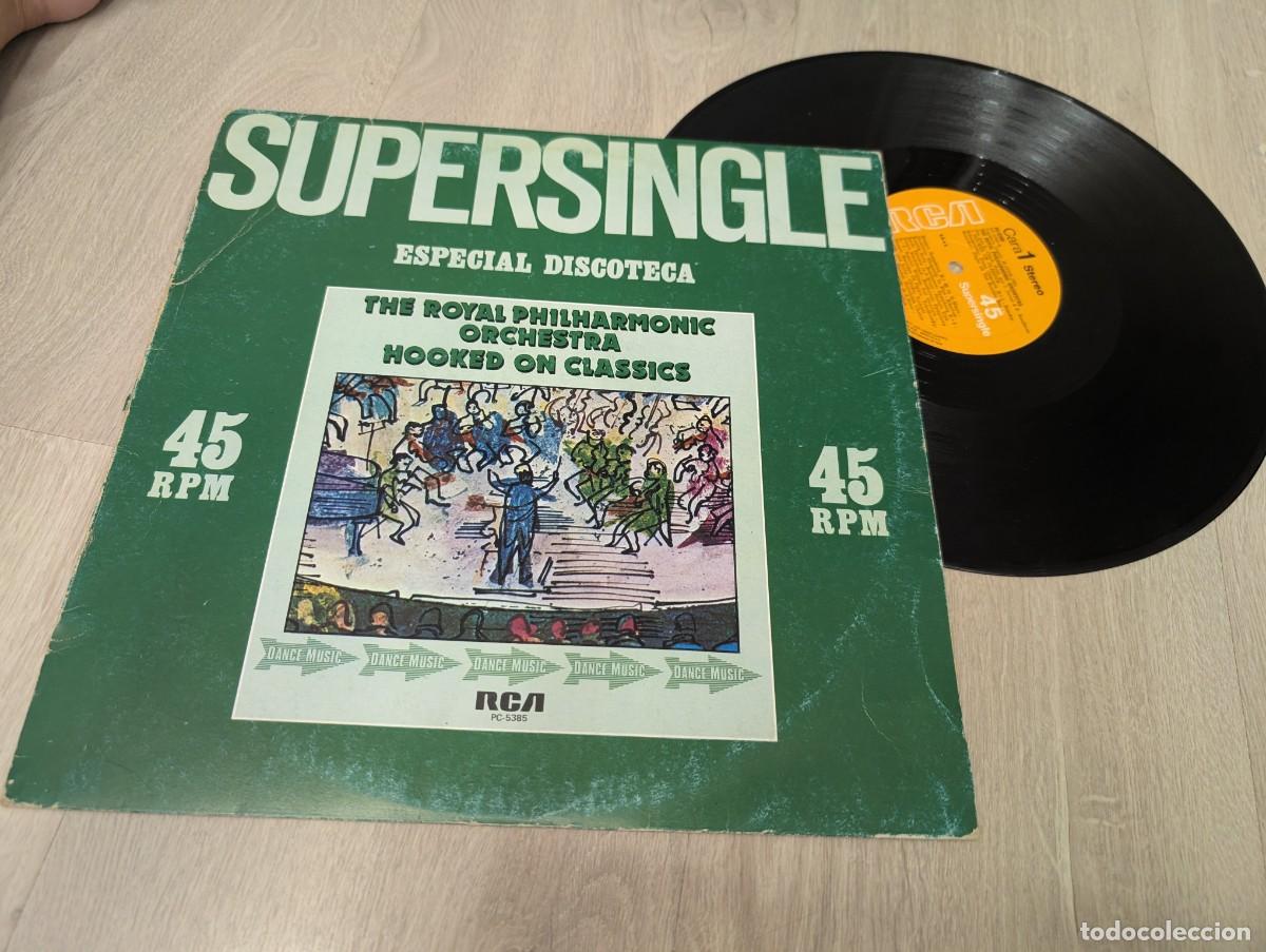 Discos de vinilo: THE ROYAL PHILHARMONIC ORCHESTRA - HOOKEED ON CLASSICS - ESPECIAL DISCOTECA ..MAXISINGLE - 1981