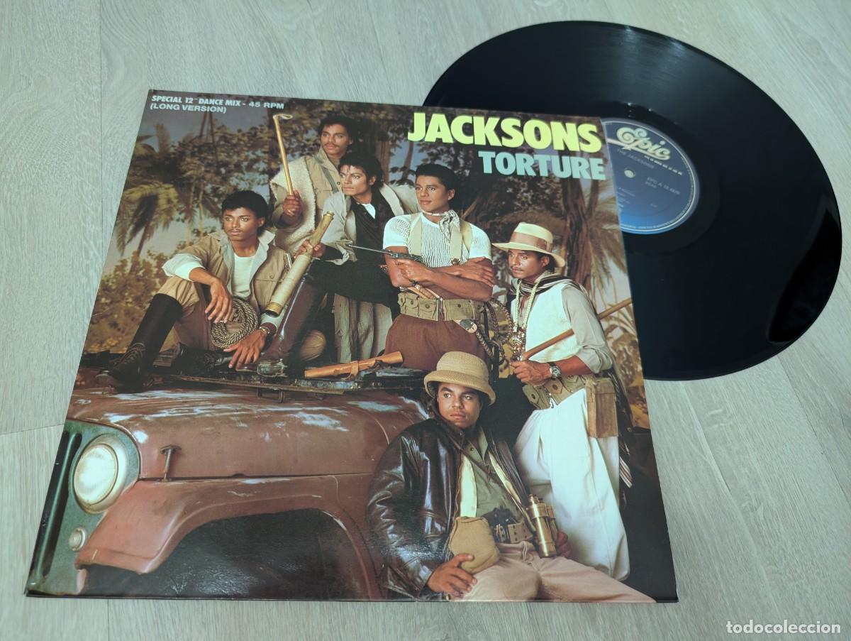 Discos de vinilo: THE JACKSONS (Featuring Michael Jackson ) - TORTURE .. MAXISINGLE - EXTENDED VERSION - EPIC 1984