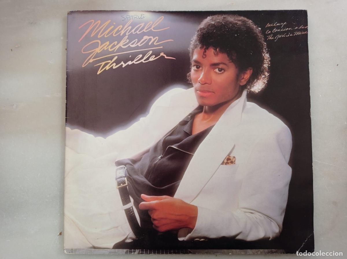 Discos de vinilo: Lp Michael jackson thriller incluye girl is mine