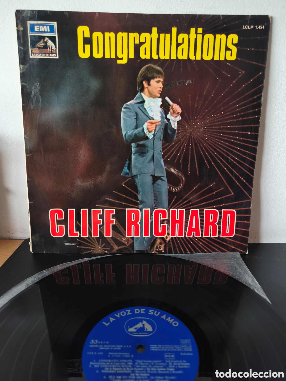 Discos de vinilo: Cliff Richard - Congratulations - La Voz De Su Amo &ndash; LCLP 1.454 - Formato: Vinilo, LP, &Aacute;lbum -