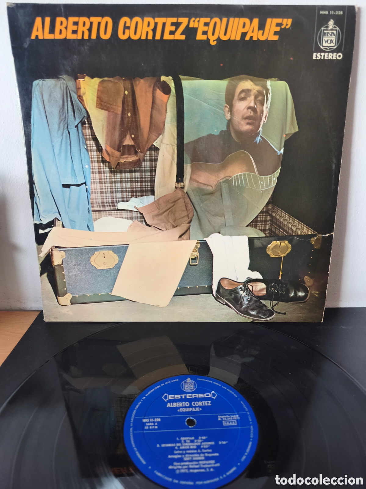 Discos de vinilo: Alberto Cortez - Equipaje - Hispavox &ndash; HHS 11-228 - Formato: Vinilo, LP, &Aacute;lbum - Espa&ntilde;a - 1972 - Pop