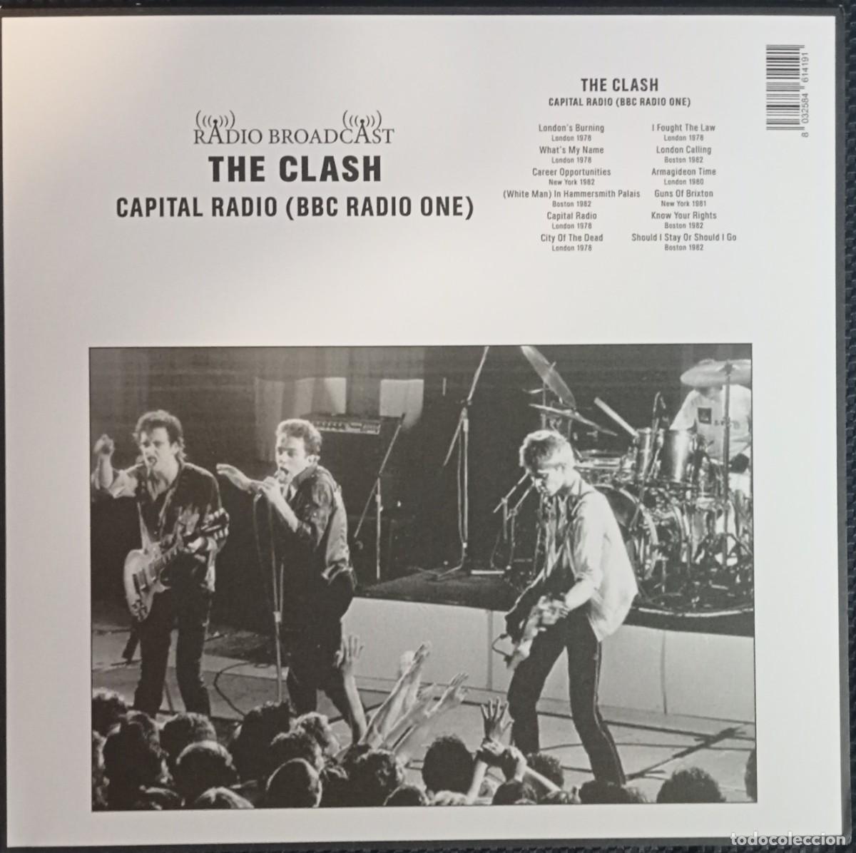 Discos de vinilo: Clash - Capital Radio (BBC Radio One) 1lp live '78/'82, black vinyl htf!!!