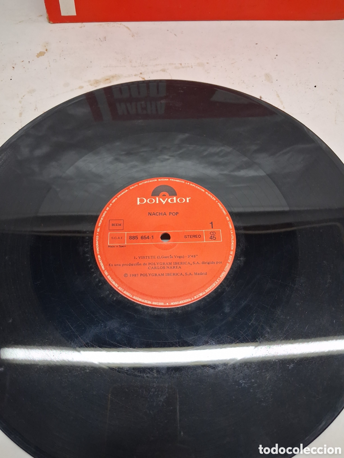 Discos de vinilo: Nacha Pop maxi single Vistete - Foto 5
