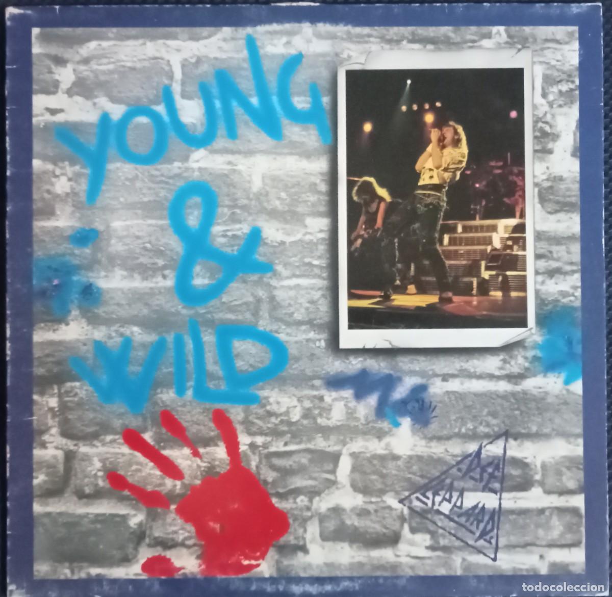 Discos de vinilo: Def Leppard - Young and wild 1lp live '81/'83 htf!!!
