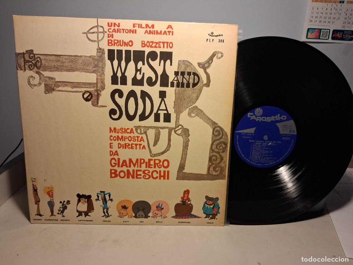 Discos de vinilo: LP WEST AND SODA (BANDA SONORA DE GIAMPIERO BONESCHI) PELICULA DE BRUNO BOZETTO