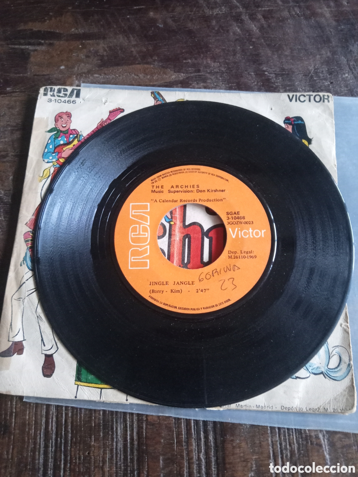 Discos de vinilo: Vinilo Single EP The Archies 1969 - Foto 3