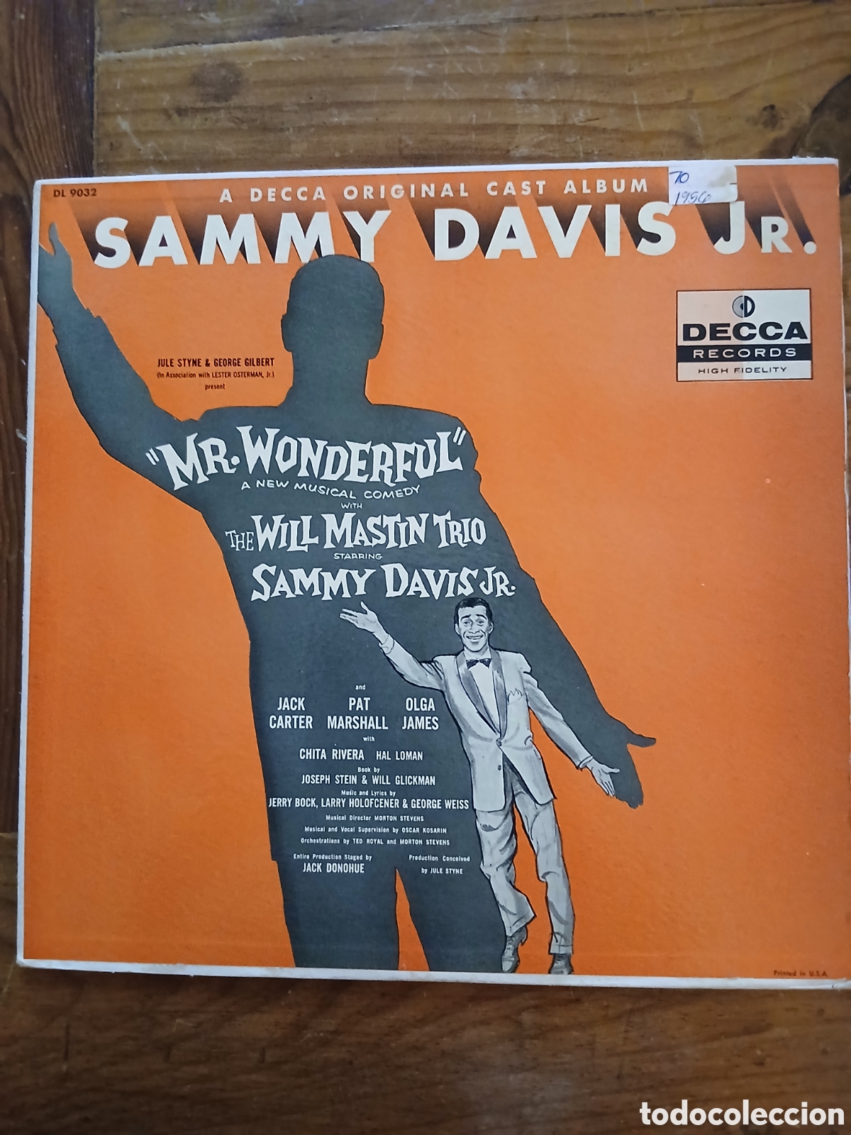 Discos de vinilo: Sammy Davis Jr. / Mr. Wonderful 1956 Broadway Cast