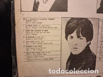 Discos de vinilo: LP LOS BEATLES - SOCORRO ! (EDITADO EN ARGENTINA) - Foto 3