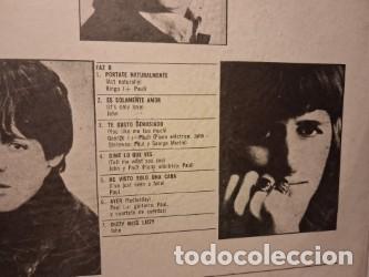 Discos de vinilo: LP LOS BEATLES - SOCORRO ! (EDITADO EN ARGENTINA) - Foto 4