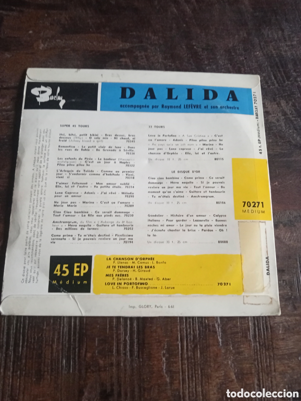 Discos de vinilo: Vinilo Single EP 1959 - Foto 2