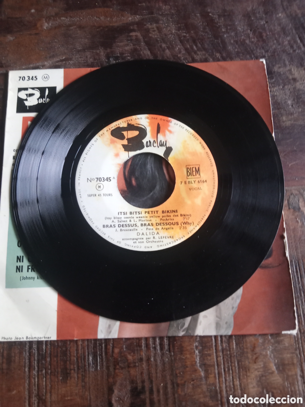 Discos de vinilo: Vinilo Single EP Dalida 1960 - Foto 3
