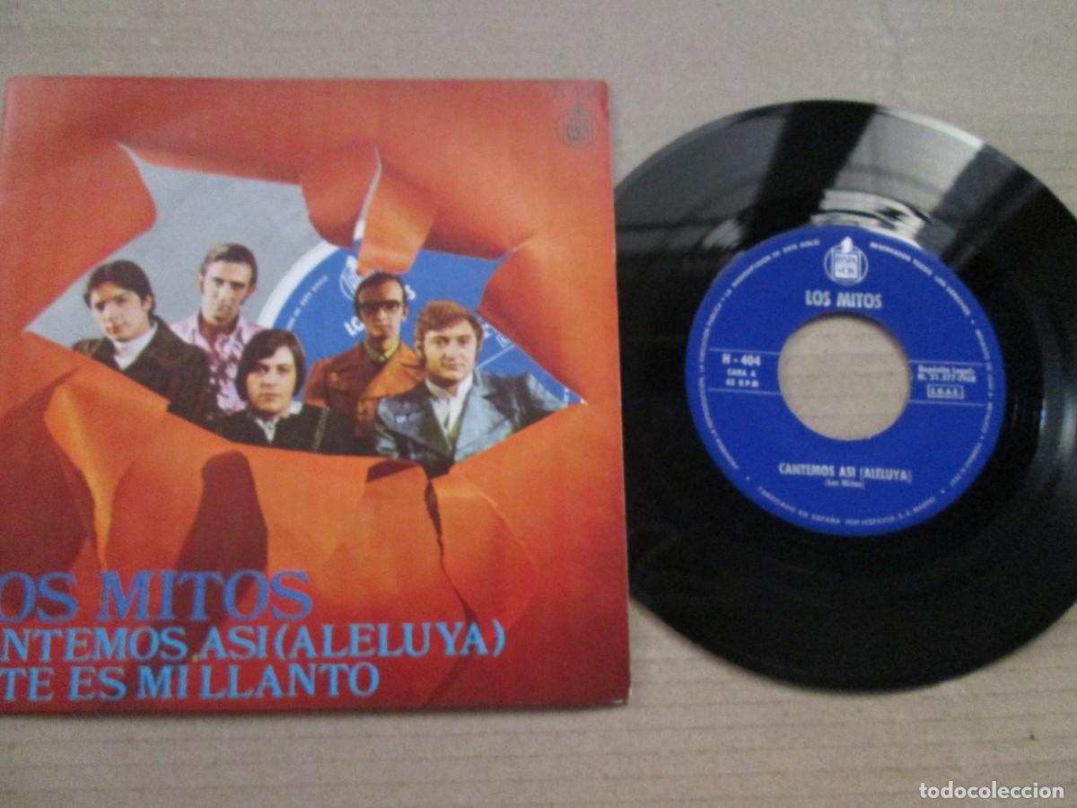 Discos de vinilo: LOS MITOS - Cantemos As&iacute; / Este es mi Llanto. Single, ed espa&ntilde;ola 7&rdquo; 1968. Magn&iacute;fico estado (VG+/NM)