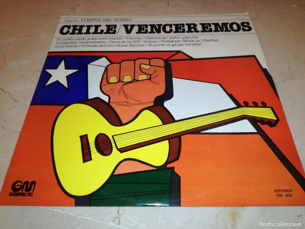 Discos de vinilo: CHILE VENCEREMOS-CONJUNTO VIENTOS DEL PUEBLO-ORIGINAL 1977