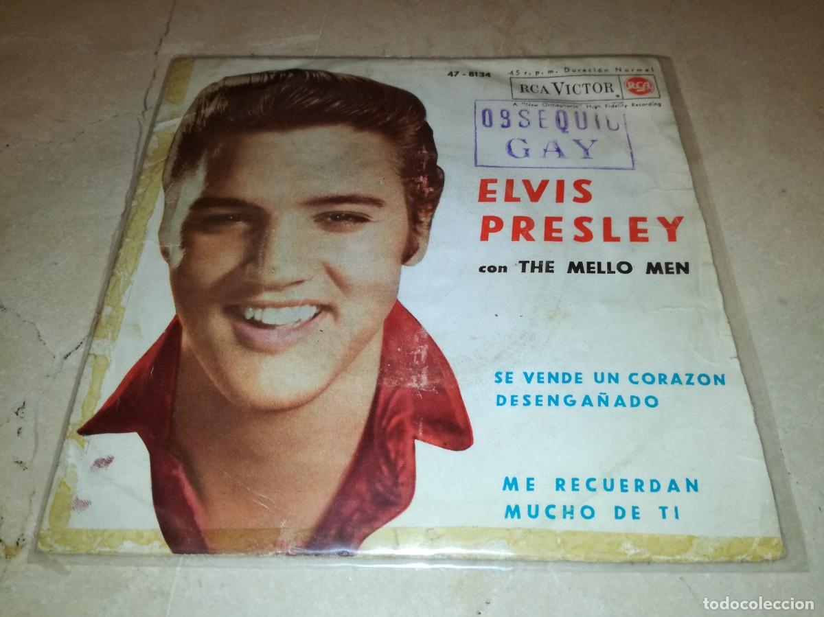 Discos de vinilo: ELVIS PRESLEY CON THE MELLO MEN-SE VENDE UN CORAZON DESENGA&Ntilde;ADO-ORIGINAL ESPA&Ntilde;OL 1963