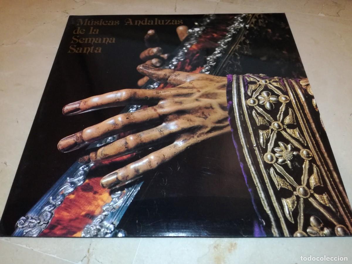 Discos de vinilo: MUSICAS ANDALUZAS DE LA SEMANA SANTA-DOBLE LP CON LIBRETO-ORIGINAL 1988-RARO