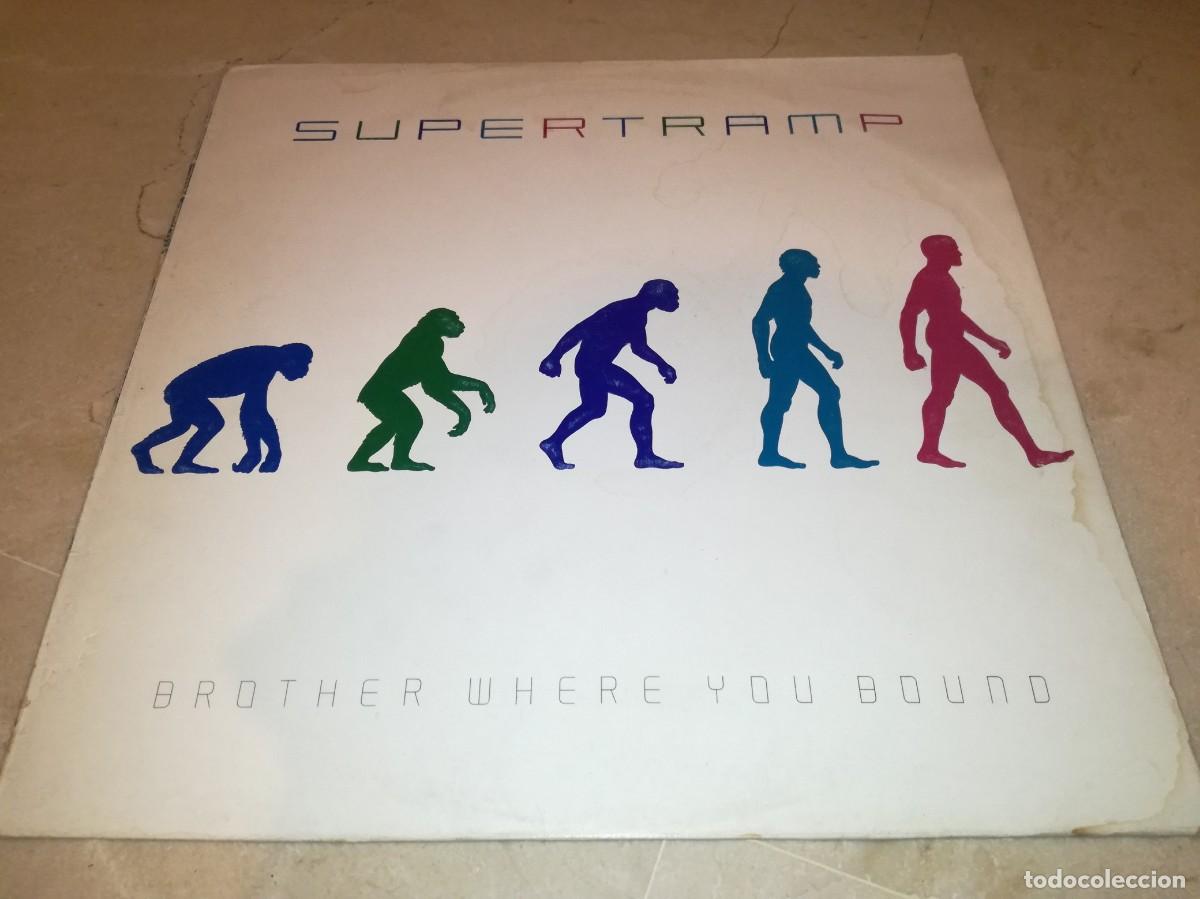 Discos de vinilo: SUPERTRAMP-BROTHER WHERE YOU BOUND-CONTIENE ENCARTE-ORIGINAL ESPA&Ntilde;OL 1985
