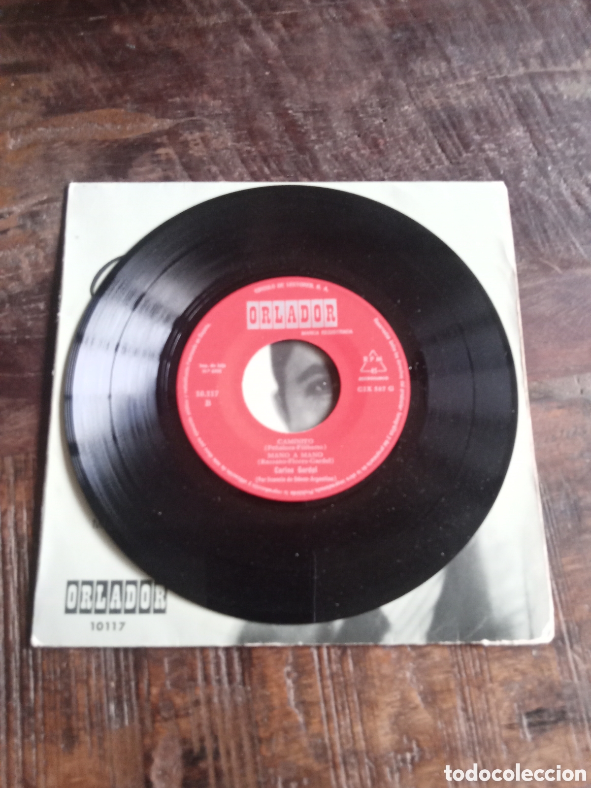 Discos de vinilo: Vinilo EP Single Carlos Gardel 1968 - Foto 3