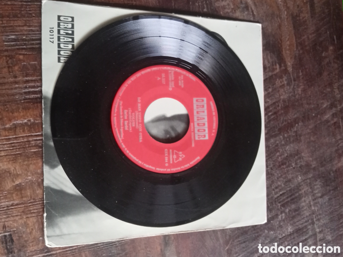 Discos de vinilo: Vinilo EP Single Carlos Gardel 1968 - Foto 4