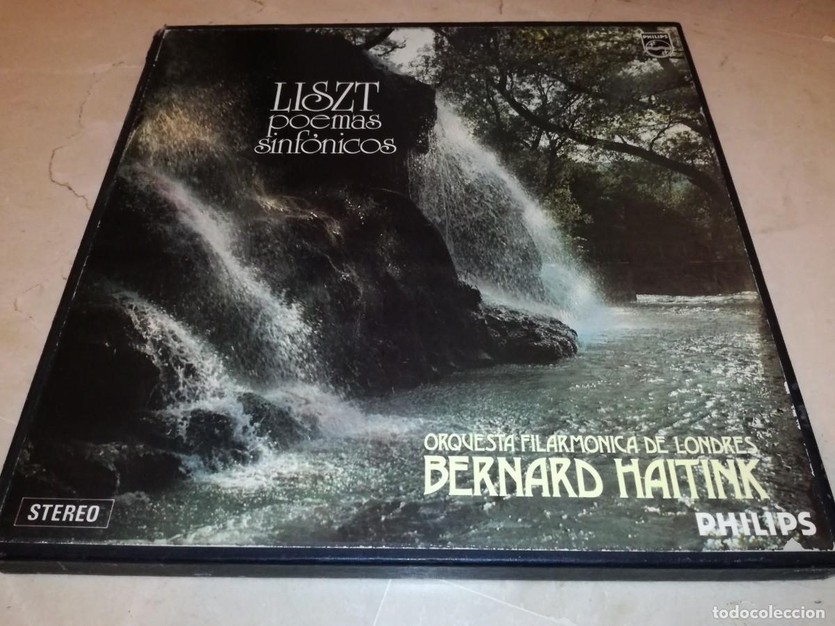 Discos de vinilo: CAJA CON 5 LPs + AMPLIO LIBRETO DE LISZT - POEMAS SINFONICOS - BERNARD HAITINK
