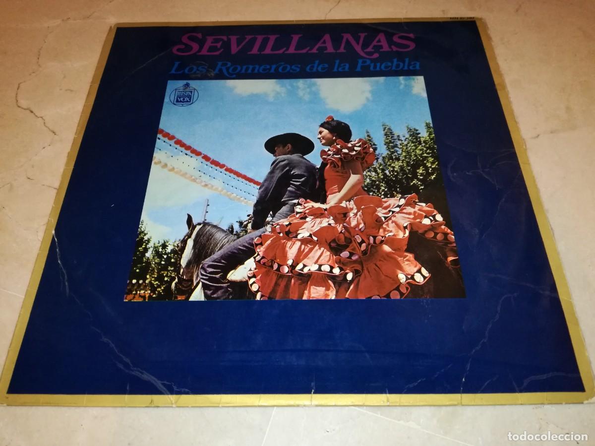 Discos de vinilo: LOS ROMEROS DE LA PUEBLA-SEVILLANAS-SU PRIMER LP-ORIGINAL 1968