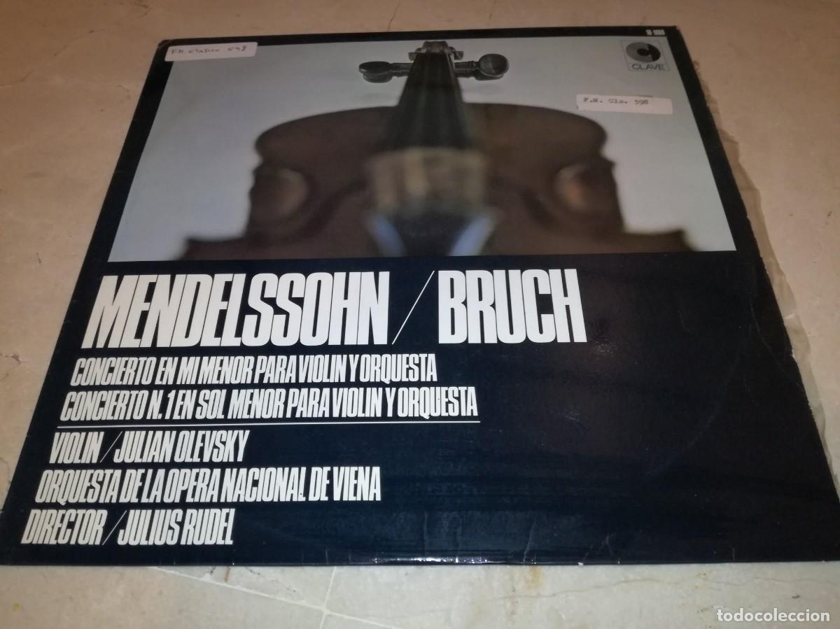 Discos de vinilo: MENDELSSOHN / BRUCH-ORIGINAL ESPA&Ntilde;OL 1967