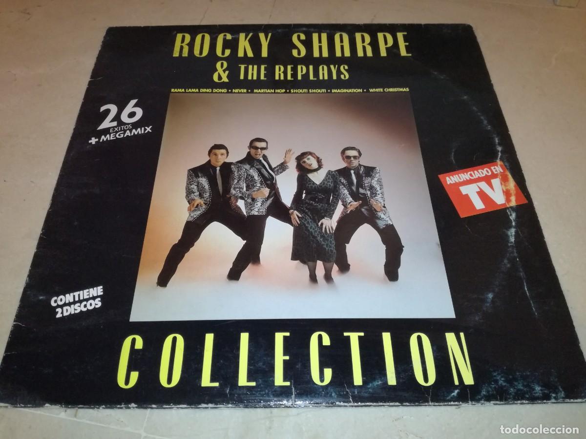 Dischi in vinile: ROCKY SHARPE & THE REPLAYS &lrm;- COLLECTION - DOBLE LP - ORIGINAL 1990
