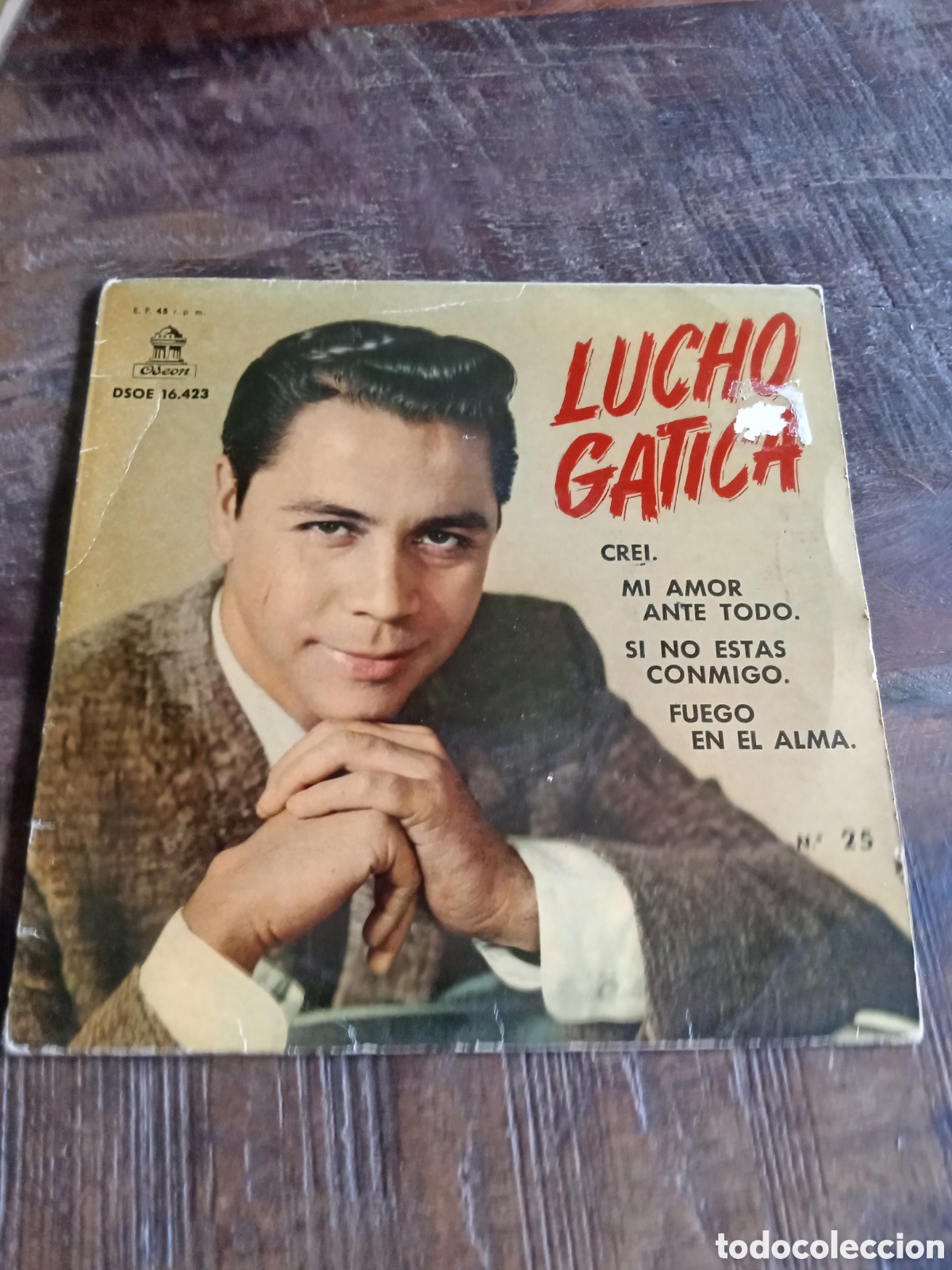 Discos de vinilo: Vinilo Single EP Lucho Gatica 1961