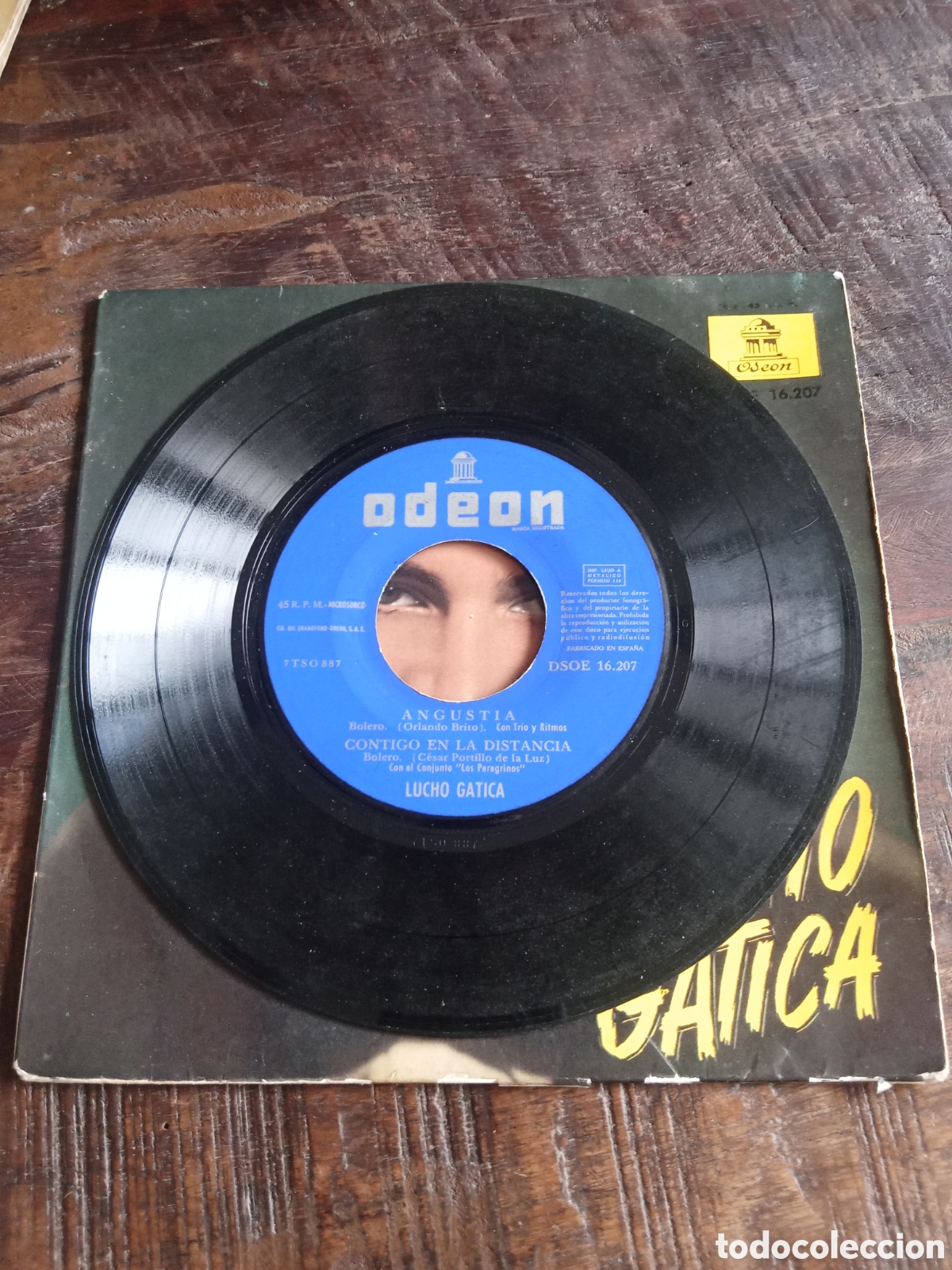 Discos de vinilo: Vinilo Single EP Lucho Gatica 1958 - Foto 2