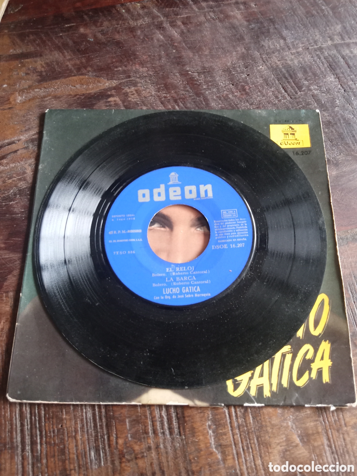 Discos de vinilo: Vinilo Single EP Lucho Gatica 1958 - Foto 3
