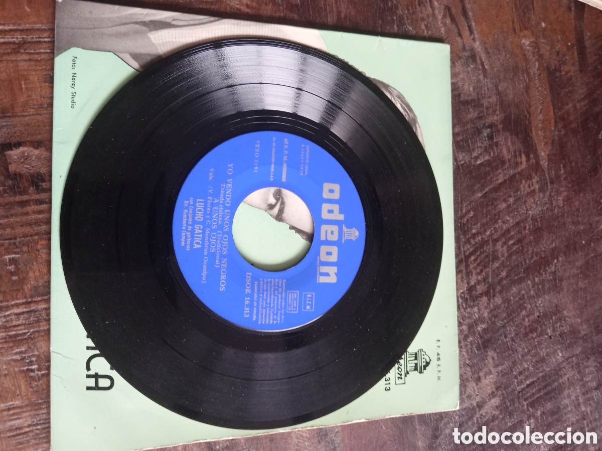 Discos de vinilo: Vinilo Single EP Lucho Gatica 1959 - Foto 4