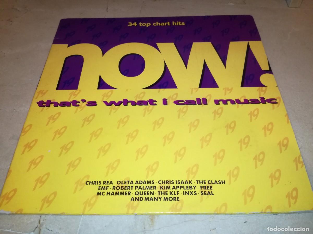 Discos de vinilo: NOW-34 TOP CHART HITS-DOBLE LP-INXS, QUEEN, THE CLASH, SEAL, FREE, CHRIS ISAAK, ETC
