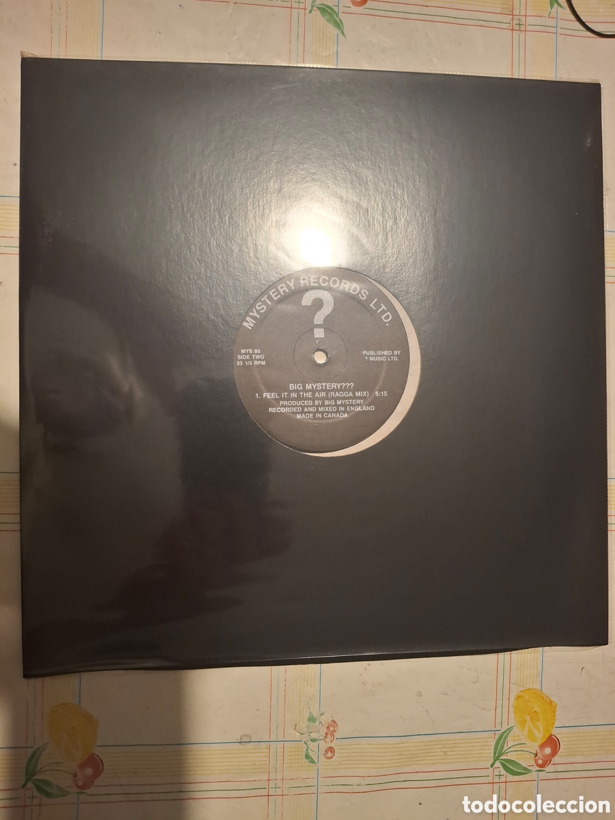 Discos de vinilo: Maxi-Single - 12&rdquo; - Big Mystery??? &ndash; Tainted Cash 91 / Feel It In The Air (Ragga Mix) Phil Collins