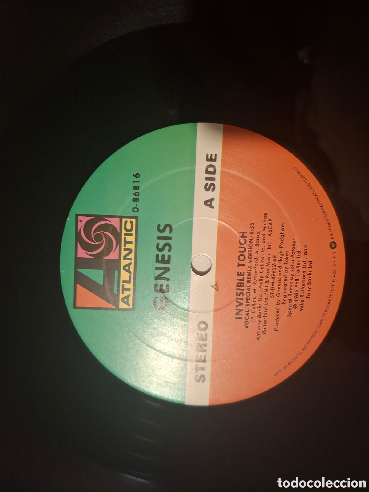 Discos de vinilo: Maxi-Single - 12&rdquo; - Genesis &ndash; Invisible Touch (Special Remix Version) - Edicion USA - Foto 4