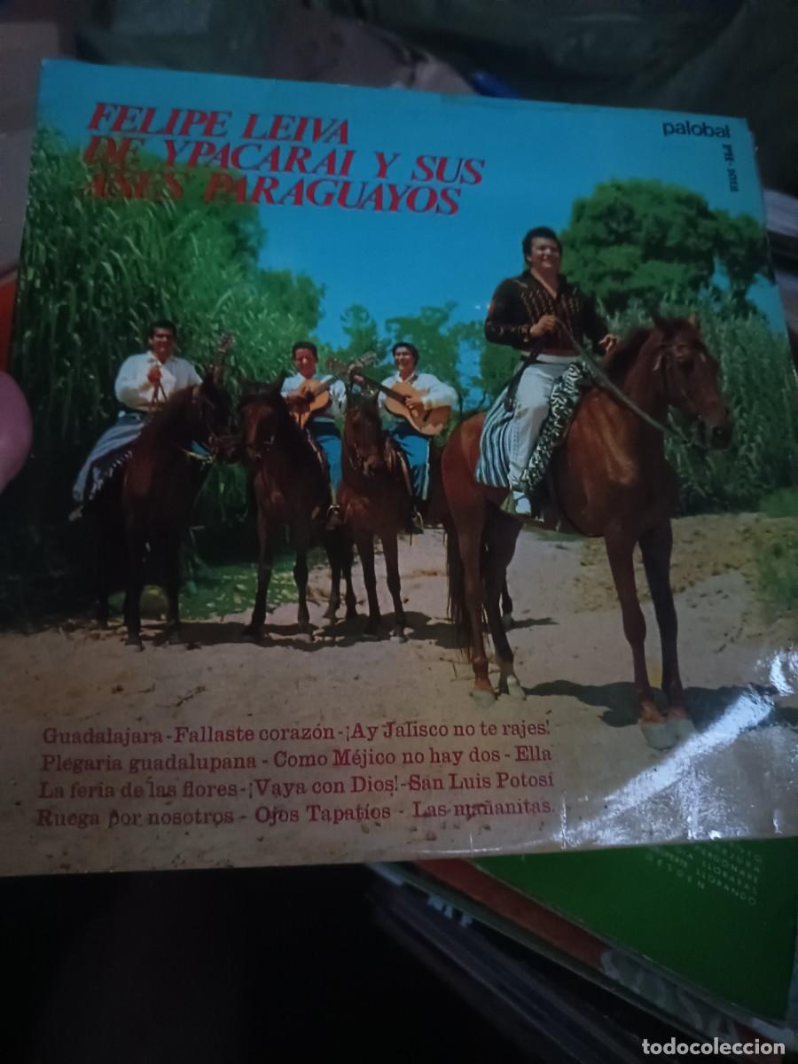 Discos de vinilo: LP FELIPE LEIVA DE IPACARAY Y SUS ASES PARAGUAYOS