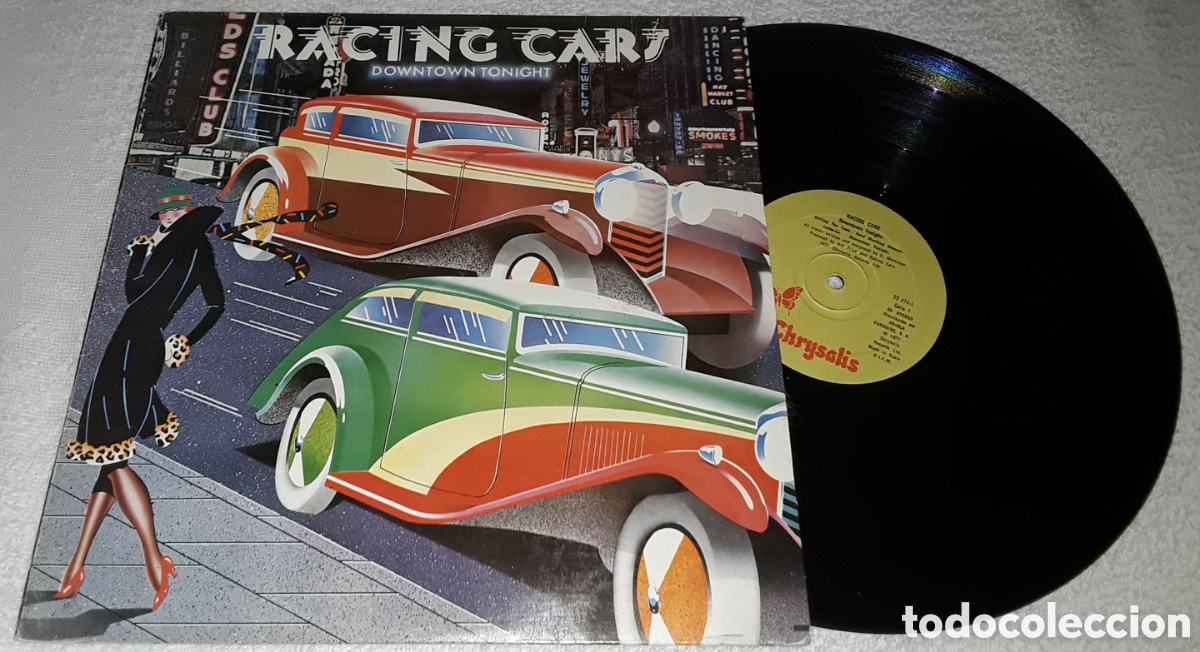 Discos de vinilo: LP - RACING CARS - DOWNTOWN TONIGHT