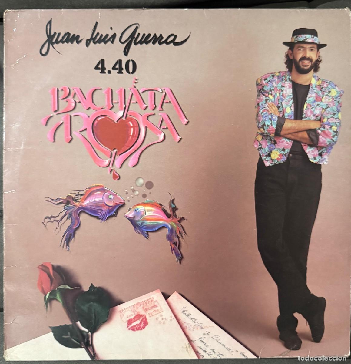Discos de vinilo: Juan Luis Guerra 4.40 &ndash; Bachata Rosa. Disco vinilo. Edic. Spain. 1991