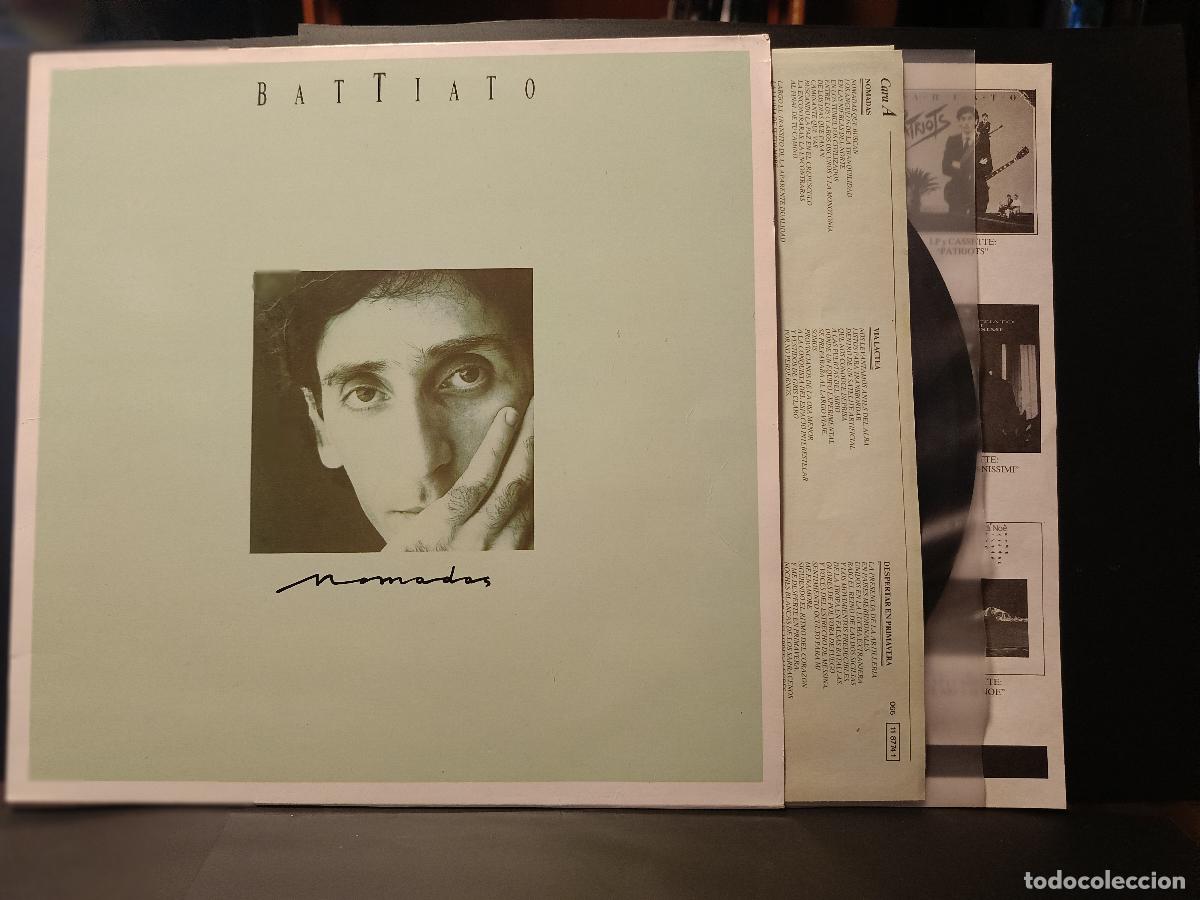 Discos de vinilo: FRANCO BATTIATO NOMADAS LP ESPA&Ntilde;A 1986 PEPETO TOP