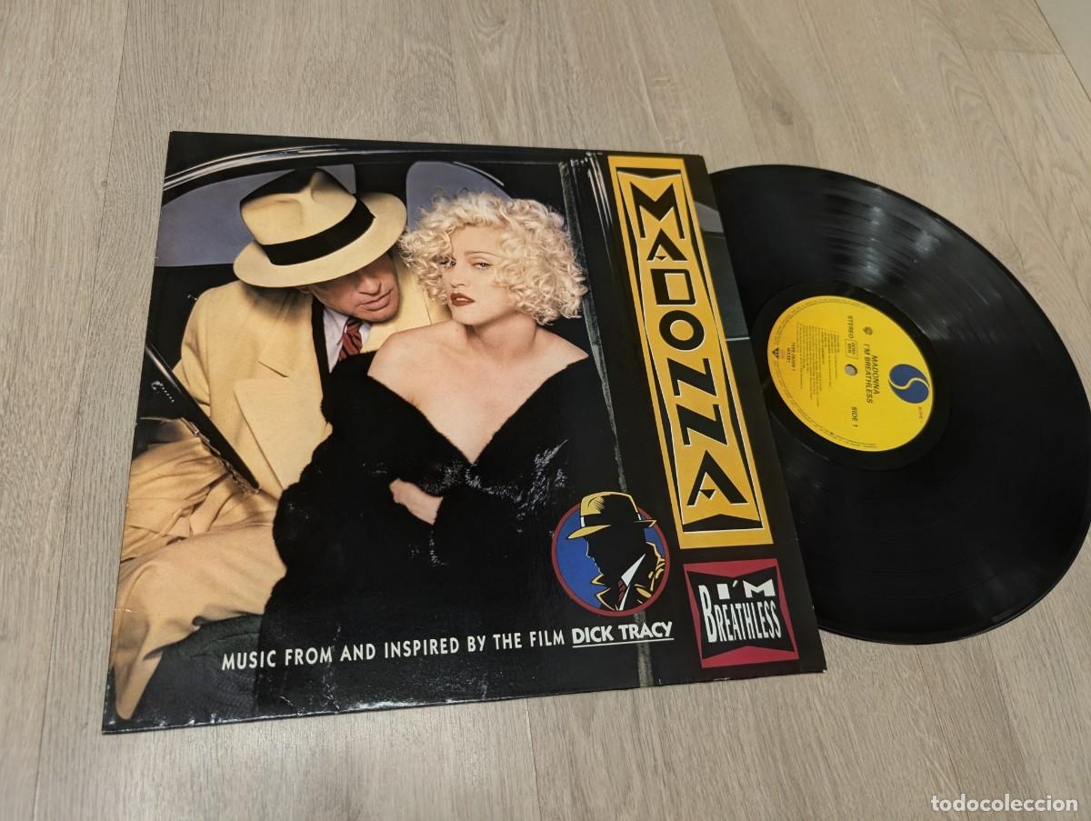 Vinyl-Schallplatten: MADONNA - I&acute;M BREATHLESS - DICK TRACY - BANDA SONORA ORIGINAL DE 1990 - GERMANY - SIRE - BUEN ESTADO