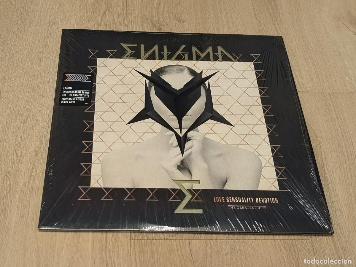 Discos de vinilo: ENIGMA - LOVE SENSUALITY DEVOTION ( GRATEST HITS )..2LP&acute;S - 180G. LSD - 2021 CON LETRAS - NUEVO