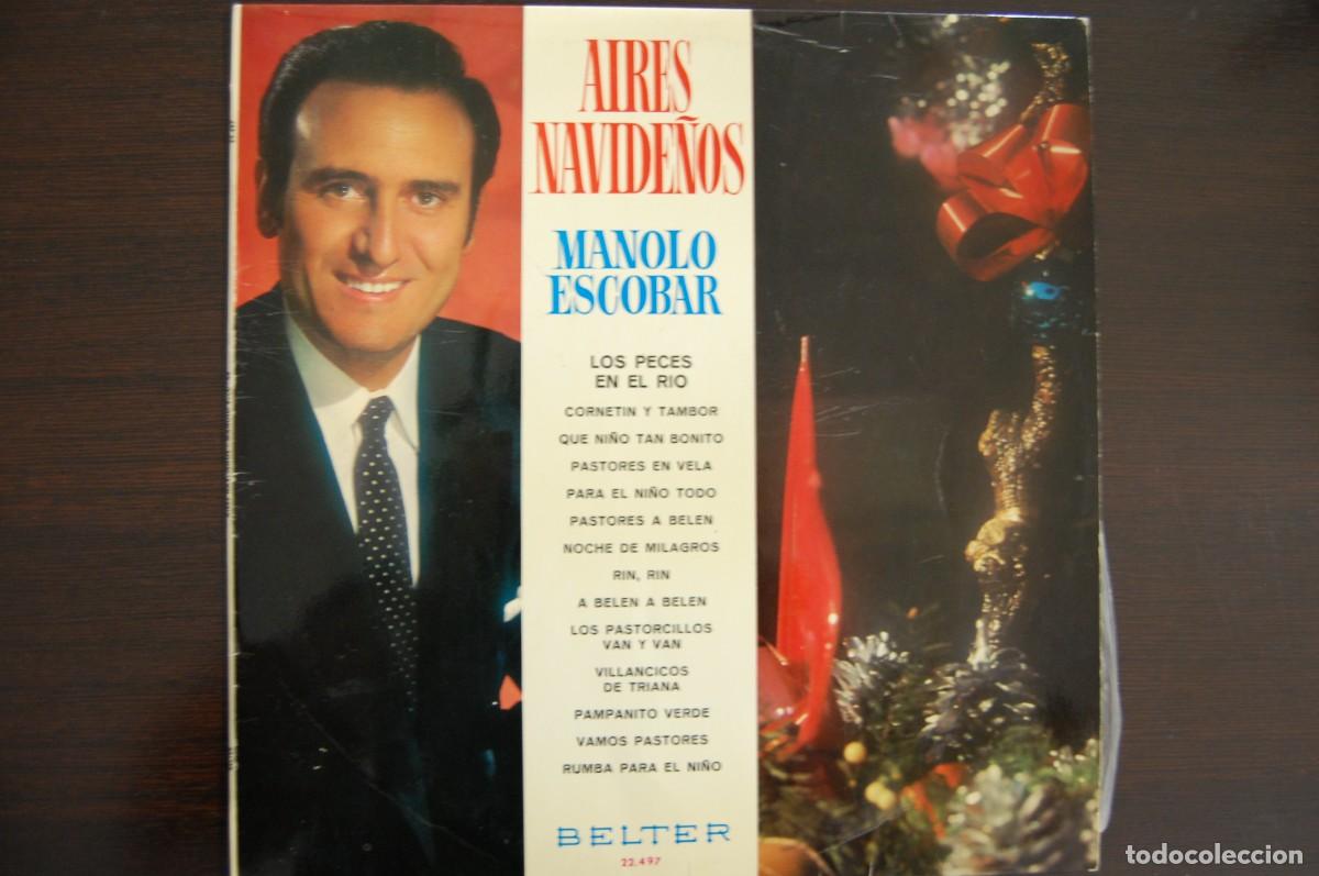 Discos de vinilo: MANOLO ESCOBAR Aires Navide&ntilde;os LP (BELTER)
