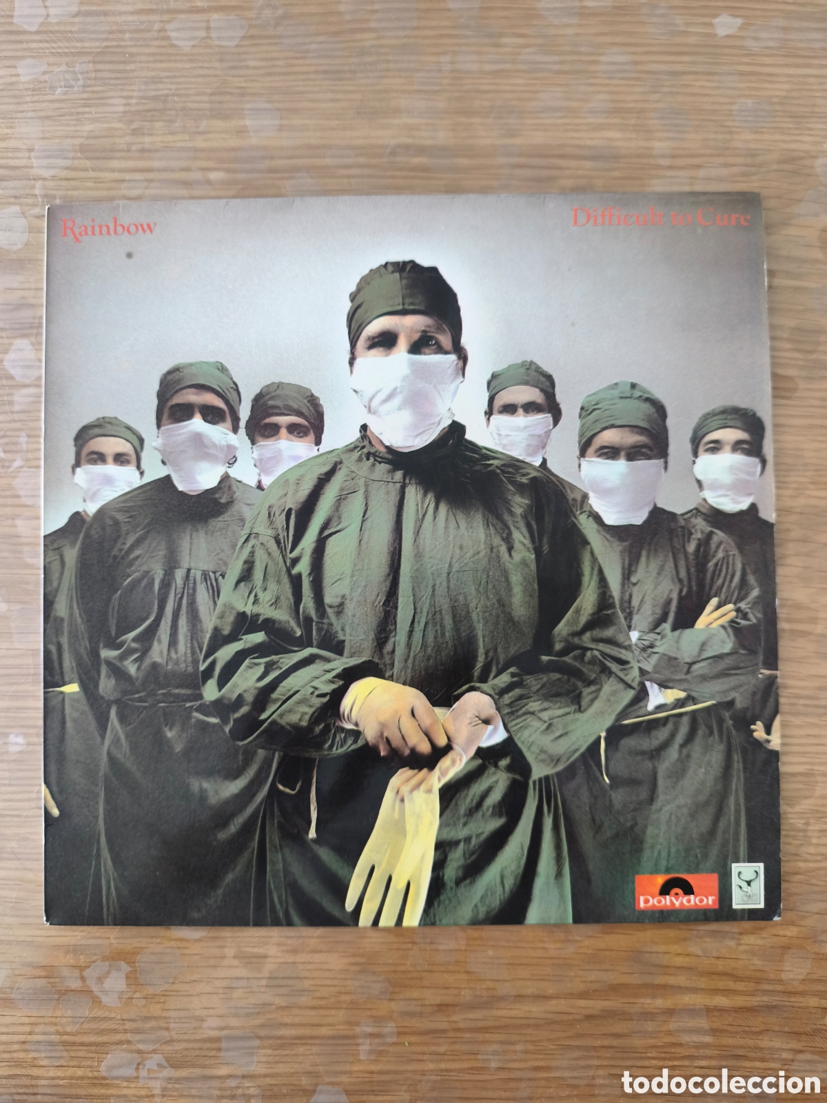 Discos de vinilo: Rainbow Difficult to cure vinilo 1981 Espa&ntilde;a