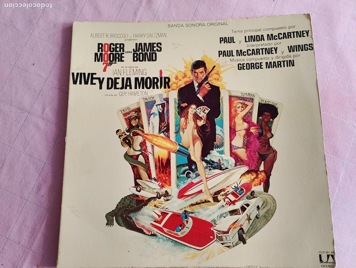 Discos de vinilo: George Martin &ndash; Vive Y Deja Morir (Banda Sonora Original),1973, ed espa&ntilde;ola