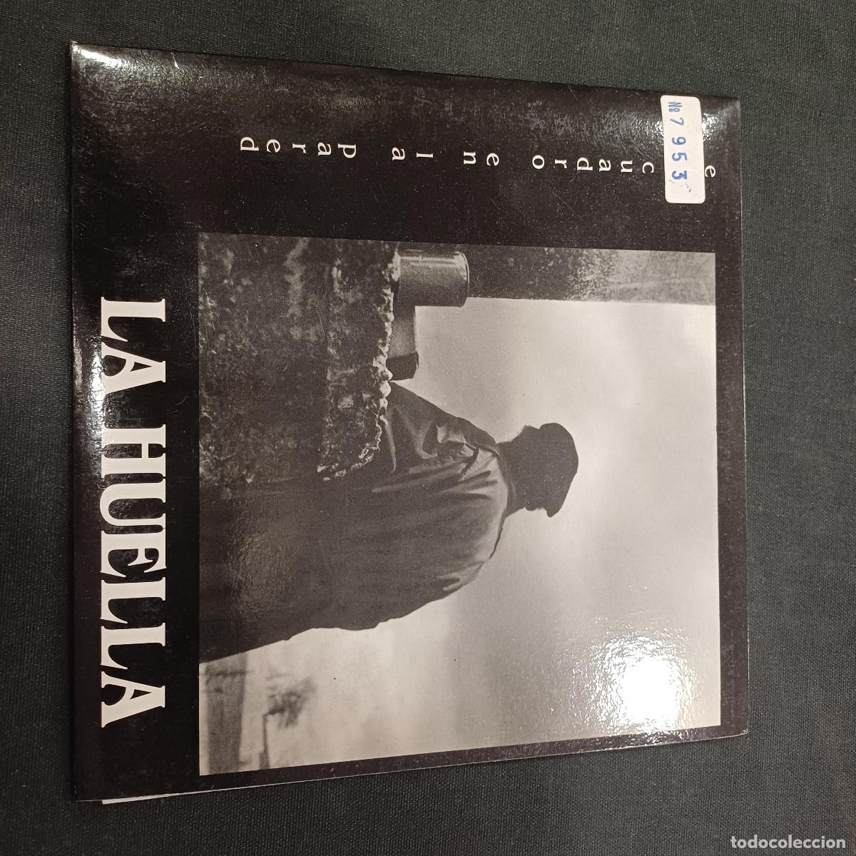 Discos de vinilo: LA HUELLA/EL CUADRO DE LA PARED/SINGLE PROMOCIONAL + HOJA.