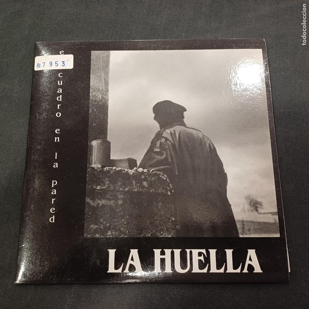 Discos de vinilo: LA HUELLA/EL CUADRO DE LA PARED/SINGLE PROMOCIONAL + HOJA.