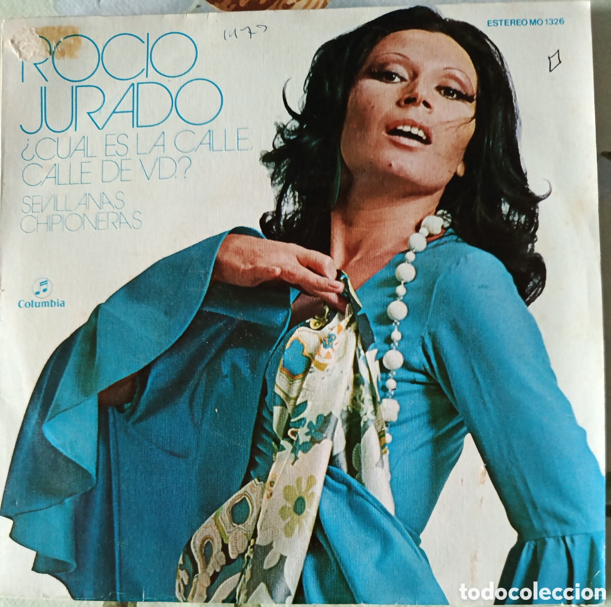 Discos de vinilo: Roc&iacute;o Jurado single sello Columbia editado en Espa&ntilde;a a&ntilde;o 1973.
