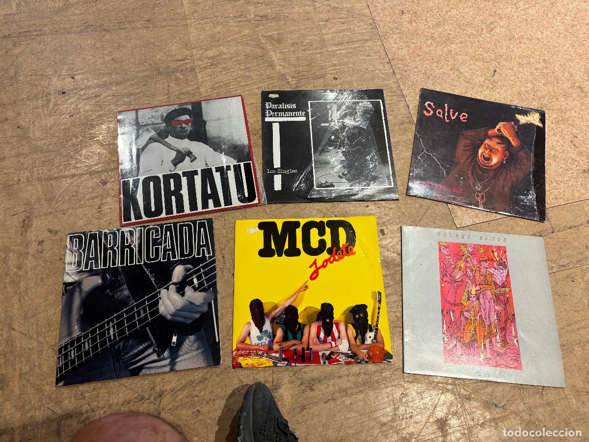 Discos de vinil: Mcd polla kortatu paralisis permanente barricada punk espa&ntilde;ol vinilo golpes bajos