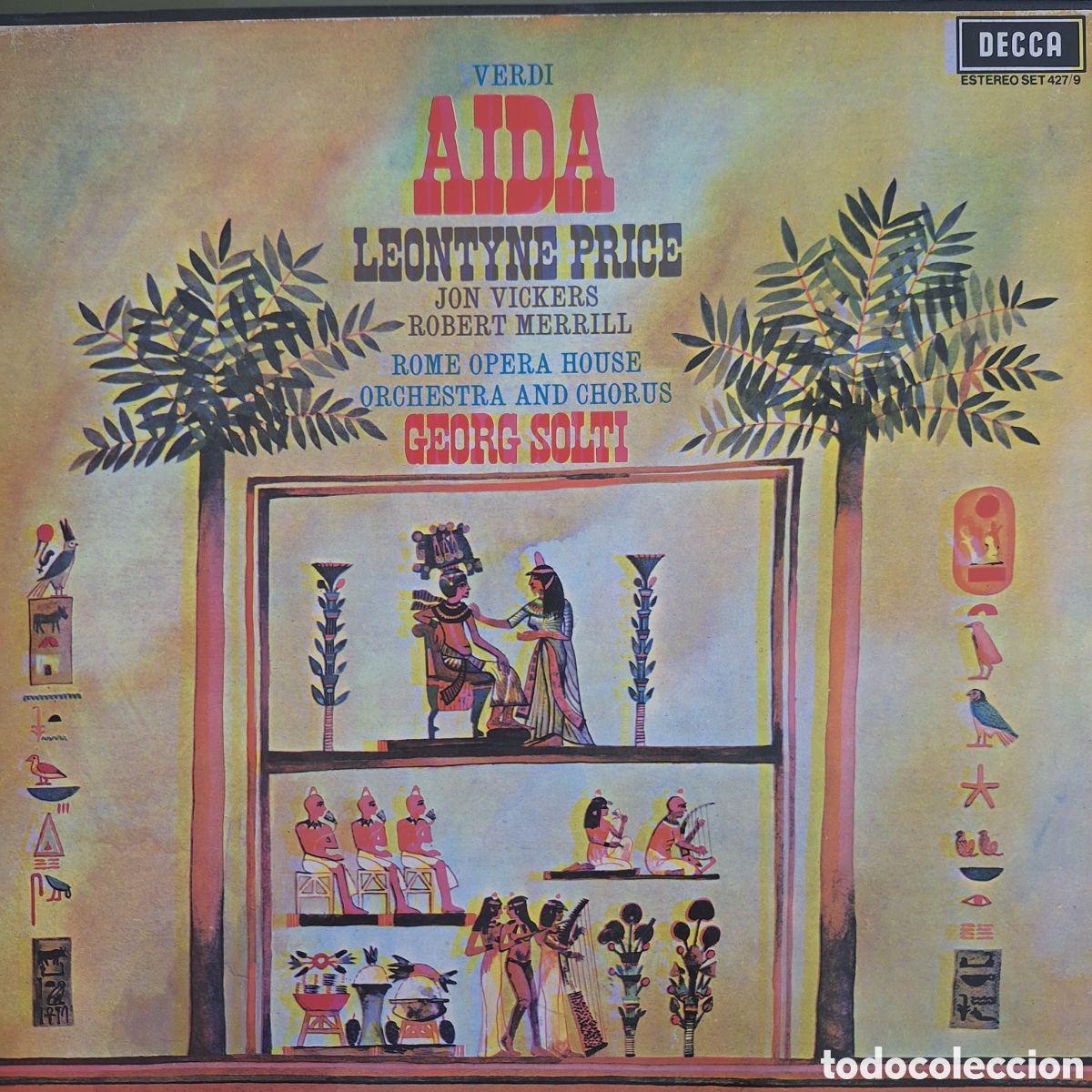 Vinyl records: Caja Aida. Verdi. Dtor: George Solti.