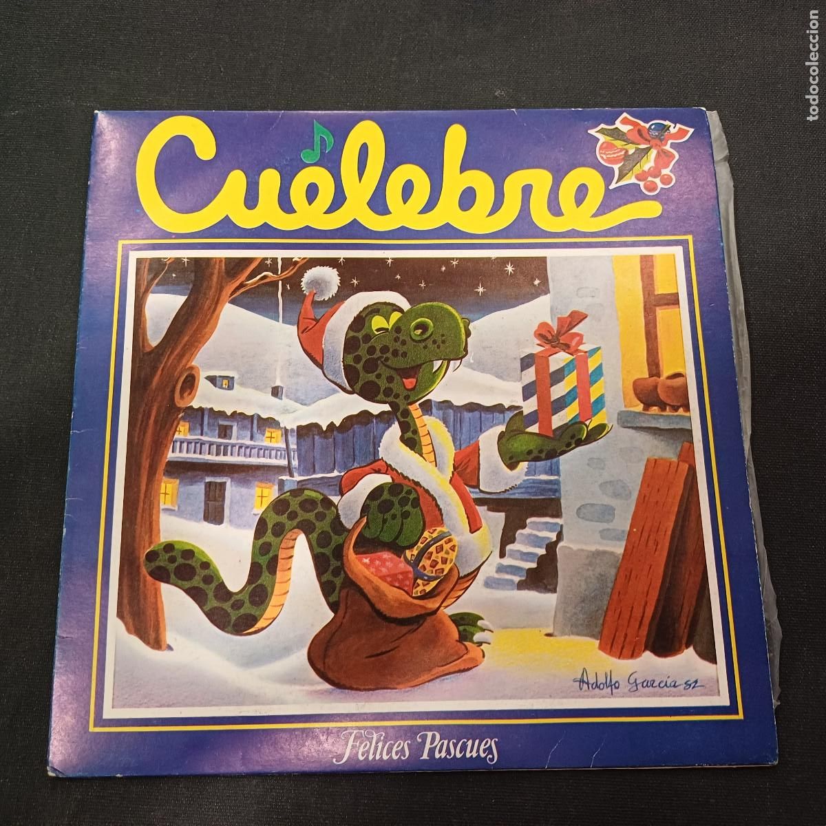 Discos de vinilo: CUELEBRE/LA NUECHI D'AMOR/SINGLE FONOGRAFICA/BANCA MASAVEU/FIRMADO&iexcl;&iexcl;&iexcl;&iexcl;